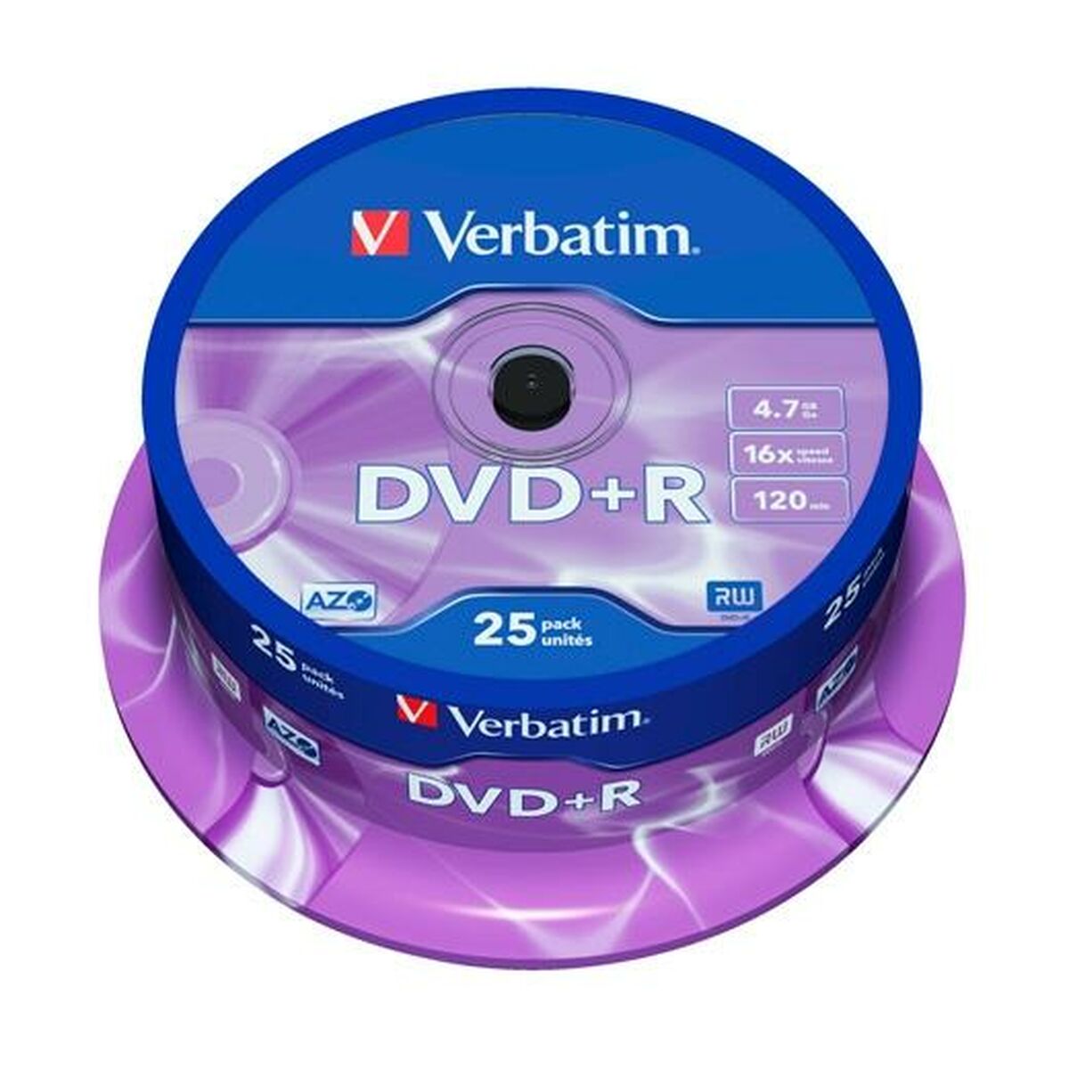 DVD + R Verbatim 4,7 GB 16x (8 Μονάδες)