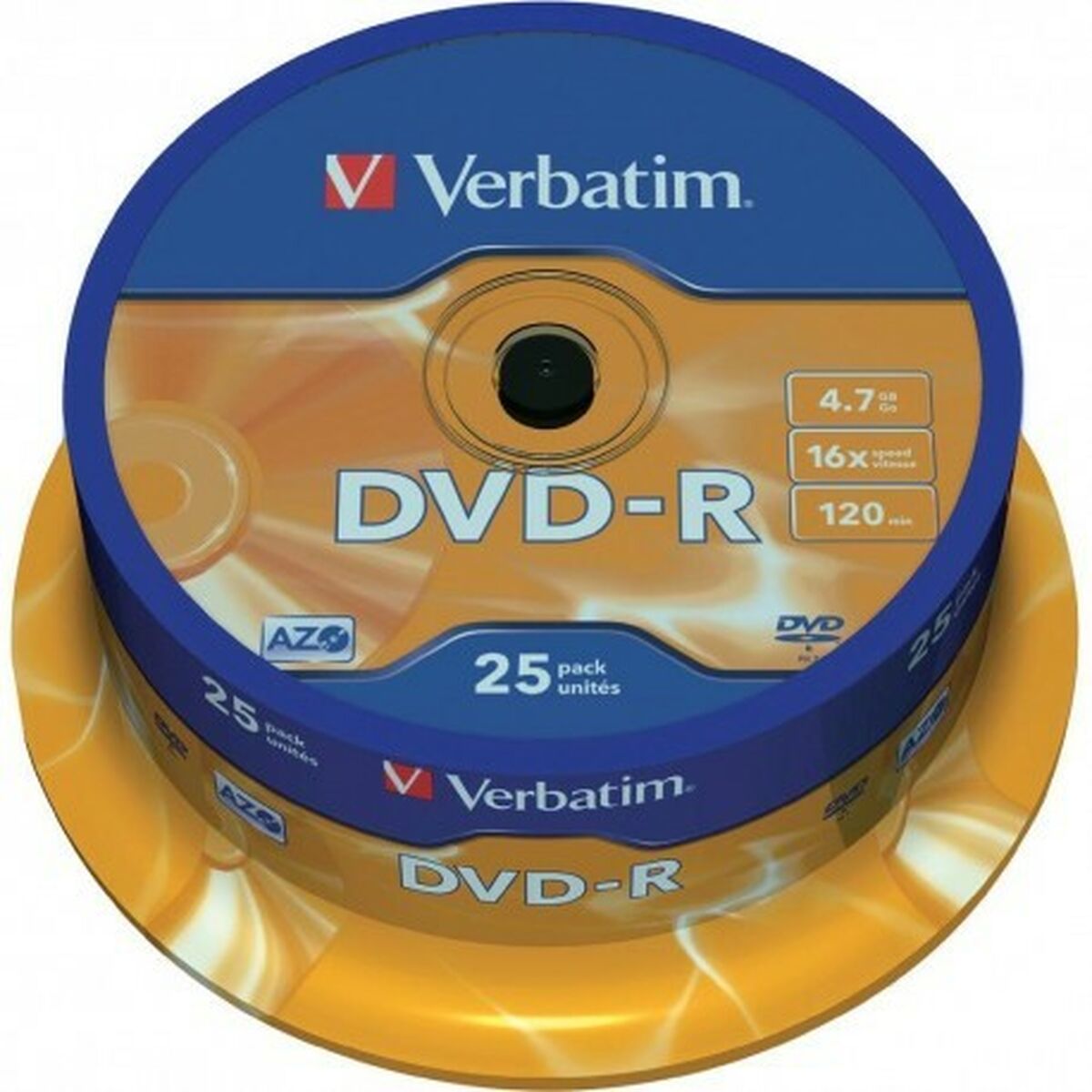 DVD-R Verbatim 4,7 GB 16x (8 Μονάδες)
