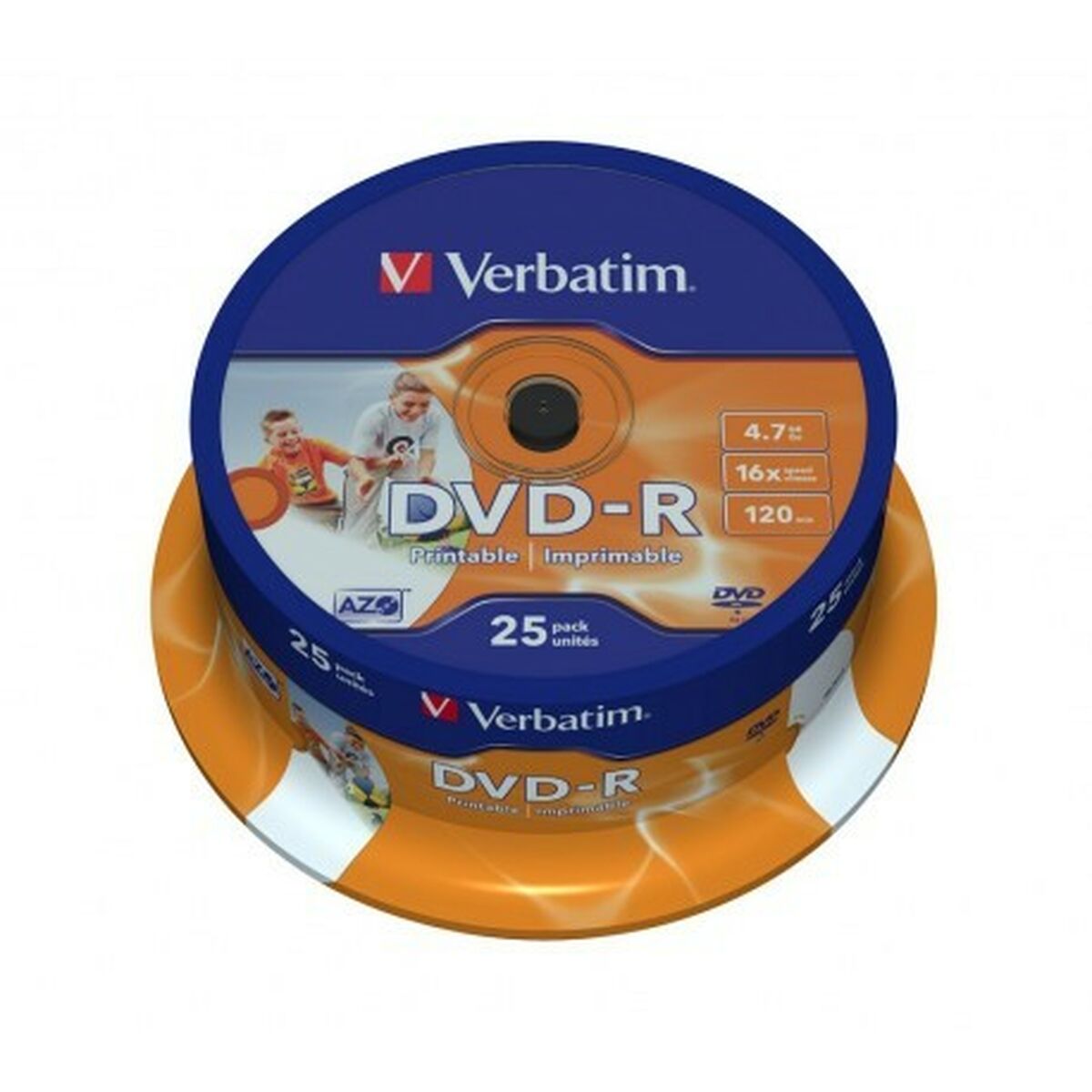 DVD-R Verbatim 4,7 GB 16x (8 Μονάδες)