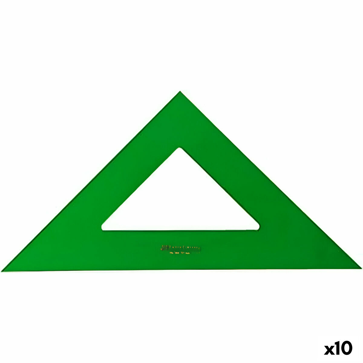 Equerre Faber-Castell Vert 28 cm (10 Unités)