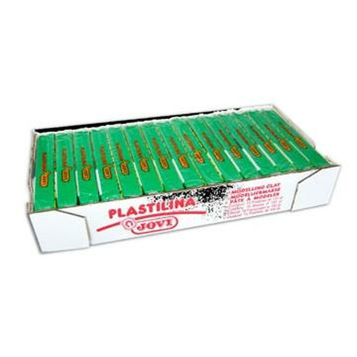 Image secondaire de Pâte à modeler Jovi Vert clair 15 Pièces (4 Unités)