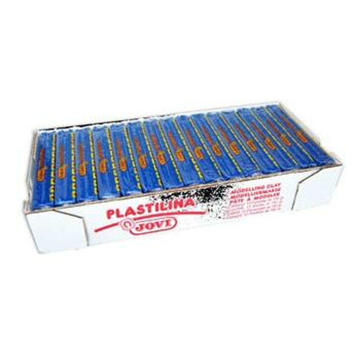 Image secondaire de Pâte à modeler Jovi Bleu foncé 15 Pièces (4 Unités)