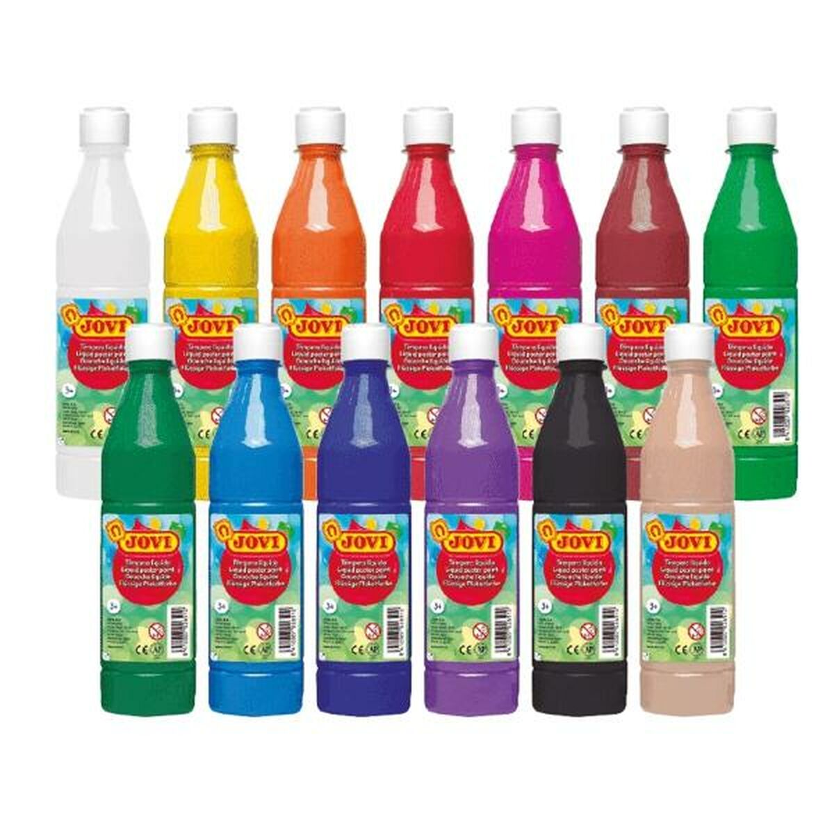 Image secondaire de Gouache Jovi Noir 500 ml (12 Unités)