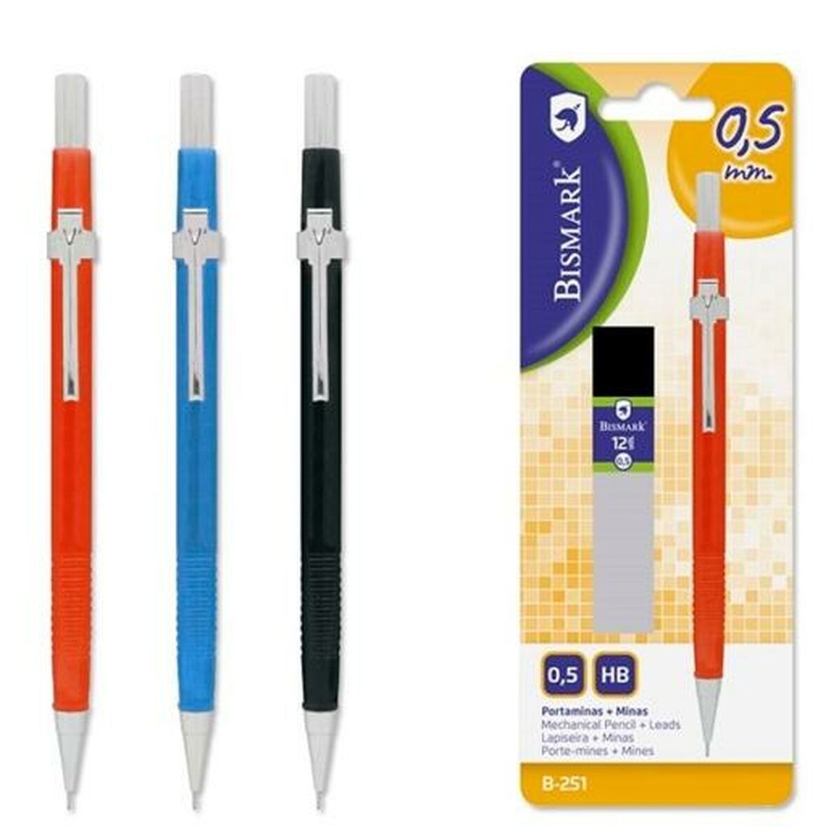 Image secondaire de Portemines Bismark Multicouleur 0,5 mm (12 Unités)