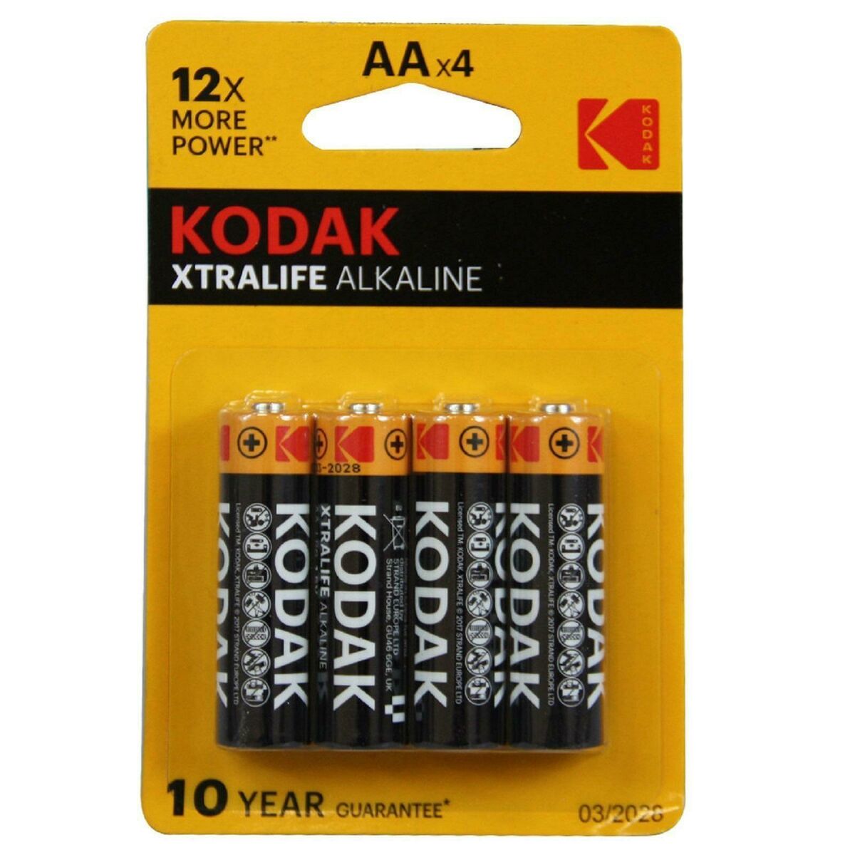 Picture of Alkaline Batteries Kodak LR06 4 Pieces (20 Units)