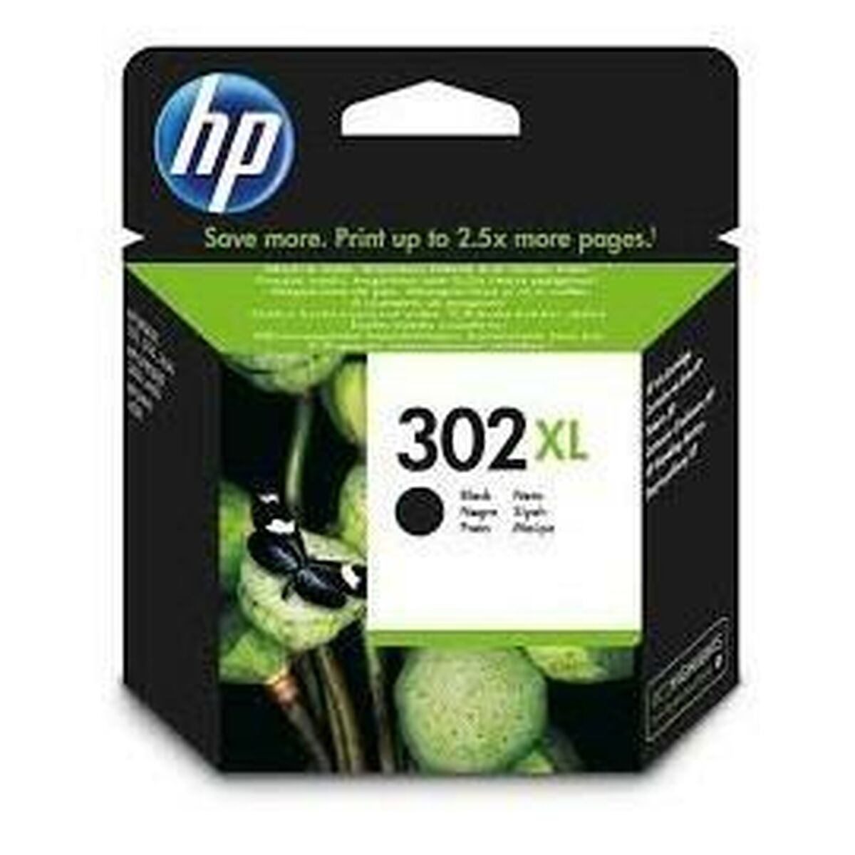 Image secondaire de Cartouche d'encre originale HP 302 XL Noir (60 Unités)