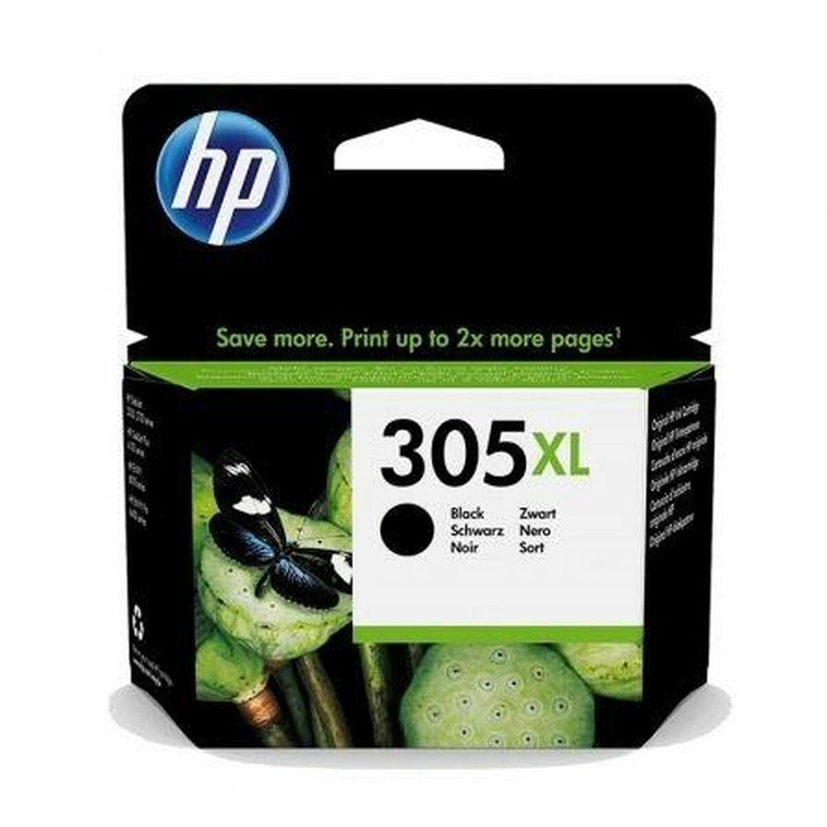 Image secondaire de Cartouche d'encre originale HP 305XL Noir (60 Unités)