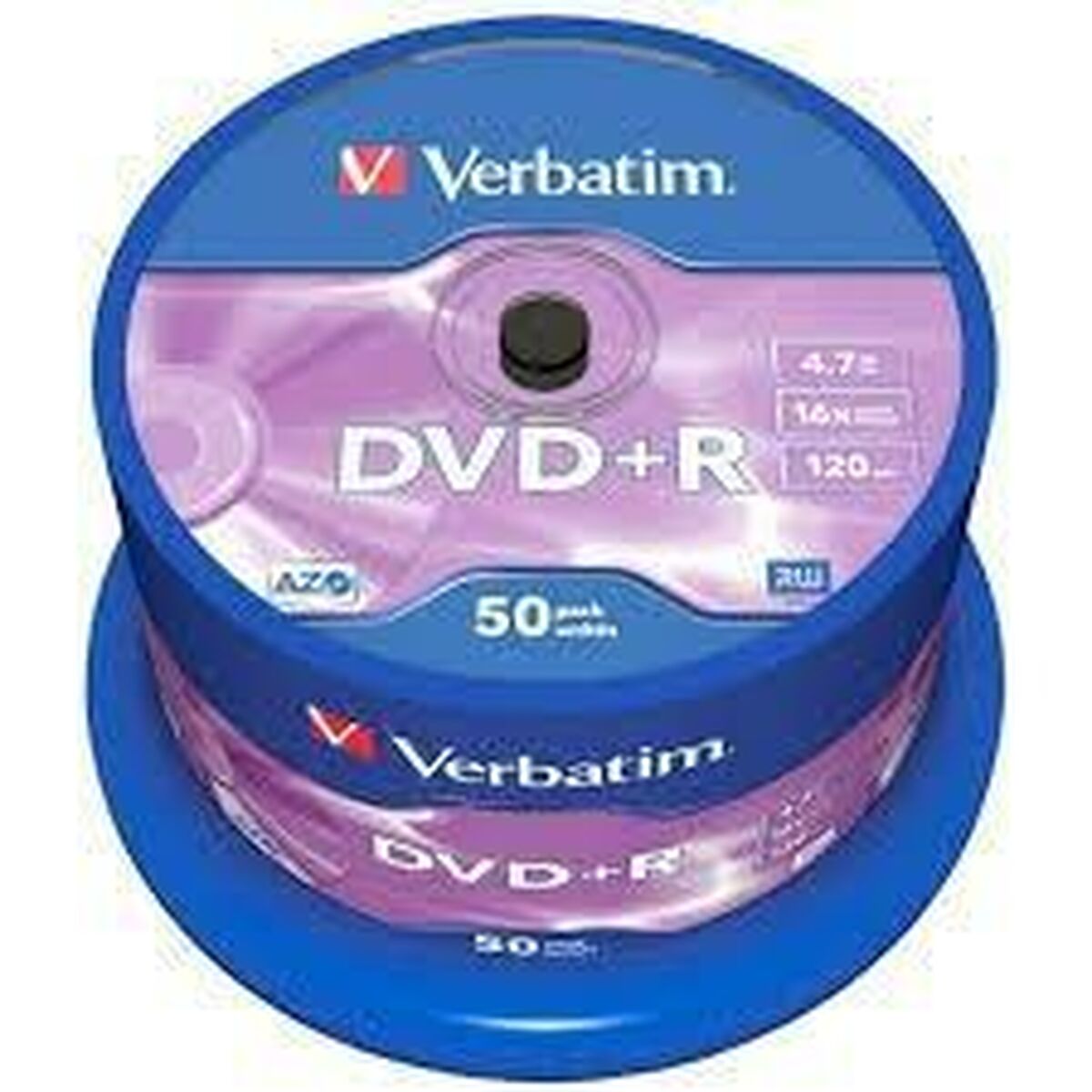 Afbeeldingen van DVD+R Verbatim 4,7 GB 16x 50 Pieces (4 Units)