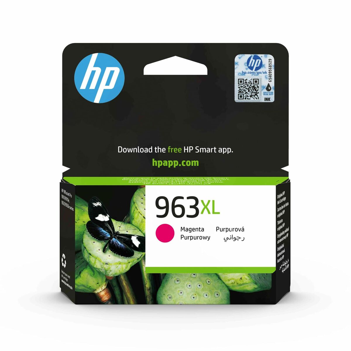 Image secondaire de Cartouche d'encre originale HP OfficeJet Pro 9010,9012,9014,9015,9016,9019,9020,9022,9025 - Nº 963XL Magenta (50 Unités)