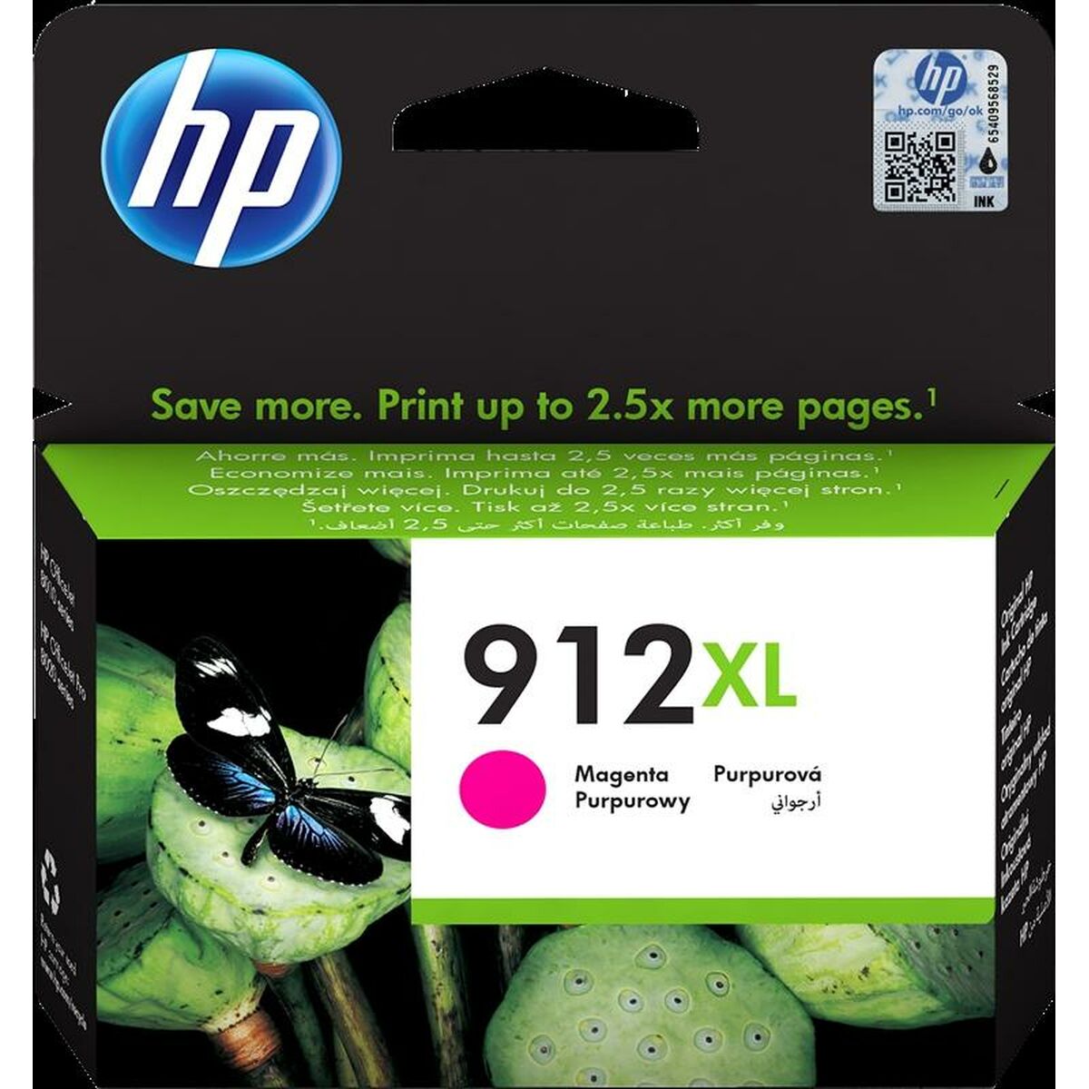 Image secondaire de Cartouche d'encre originale HP 912XL Magenta (60 Unités)
