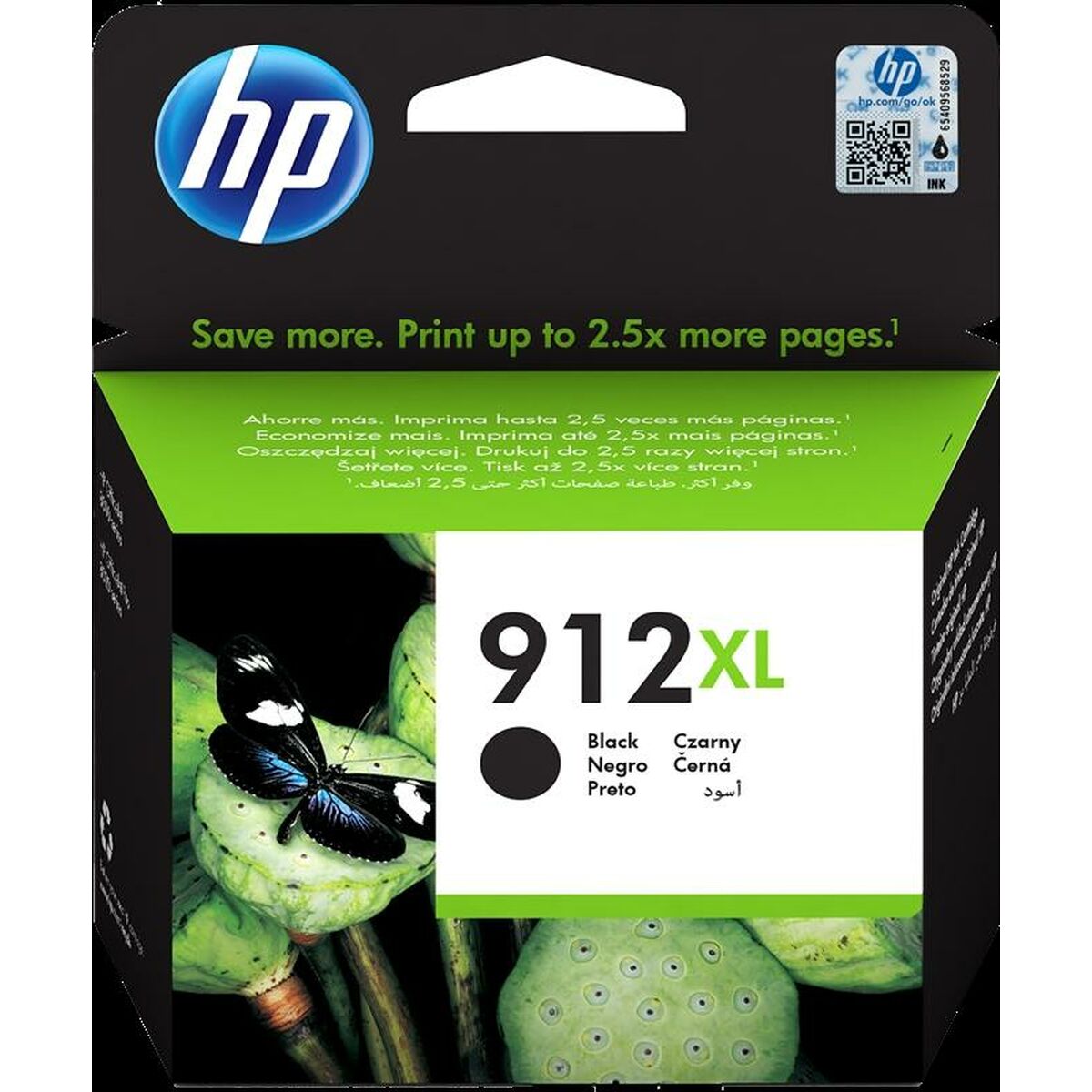 Image secondaire de Cartouche d'encre originale HP 912XL Noir (30 Unités)