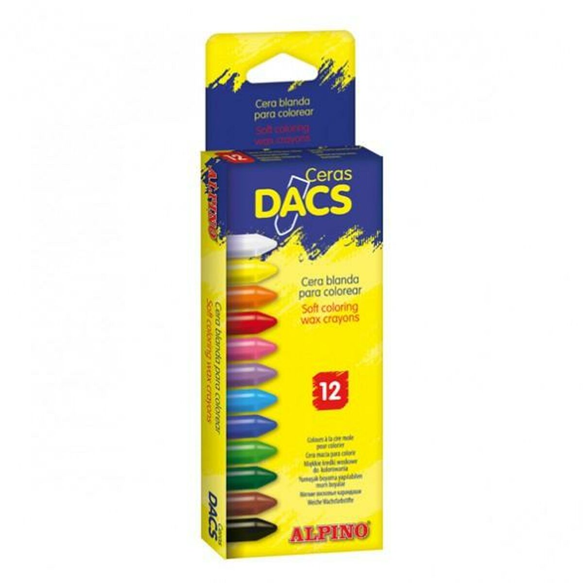 Image secondaire de Crayons gras de couleur Alpino Dacs Multicouleur (120 Unités)