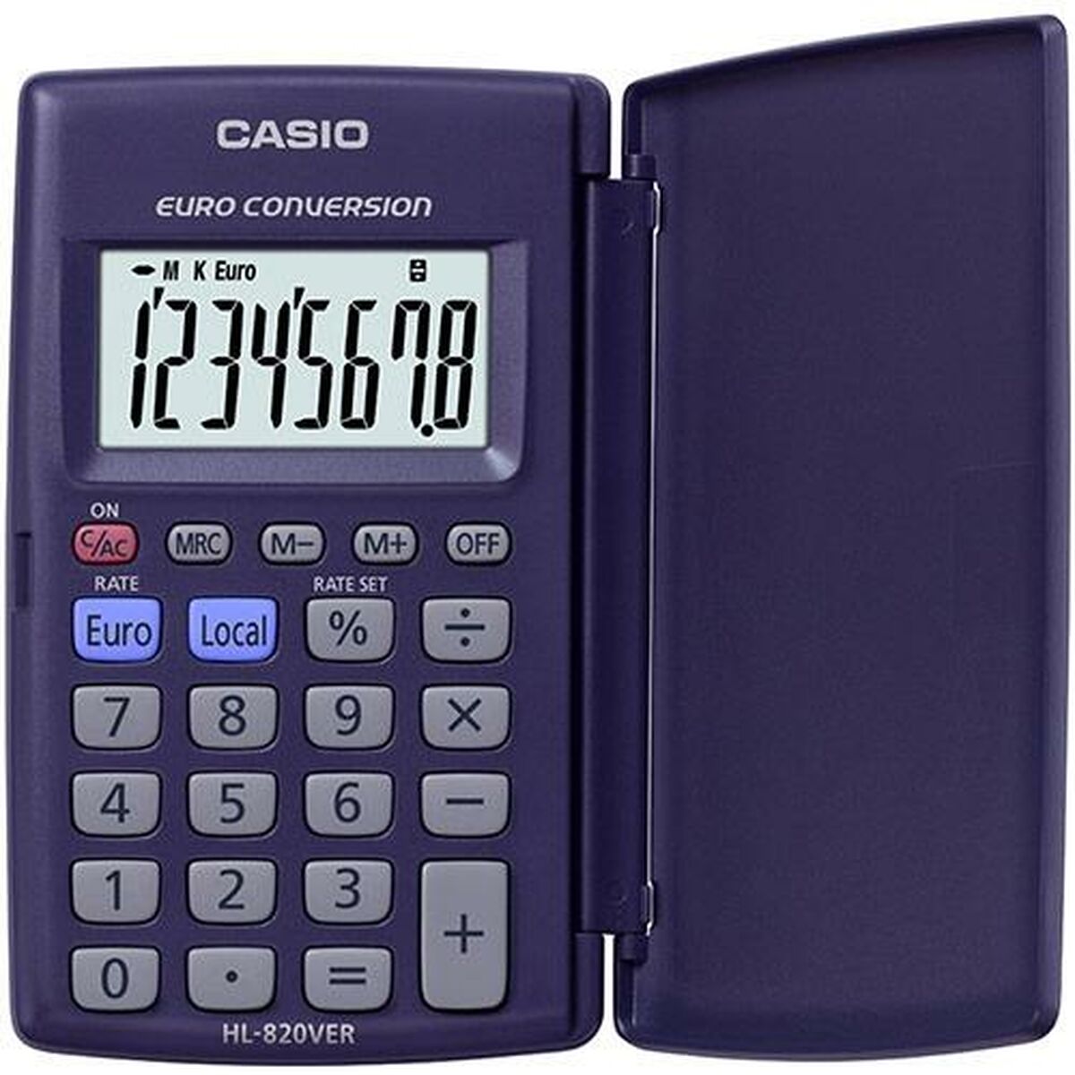 Image secondaire de Calculatrice Casio HL-820VER Violet (10 Unités)