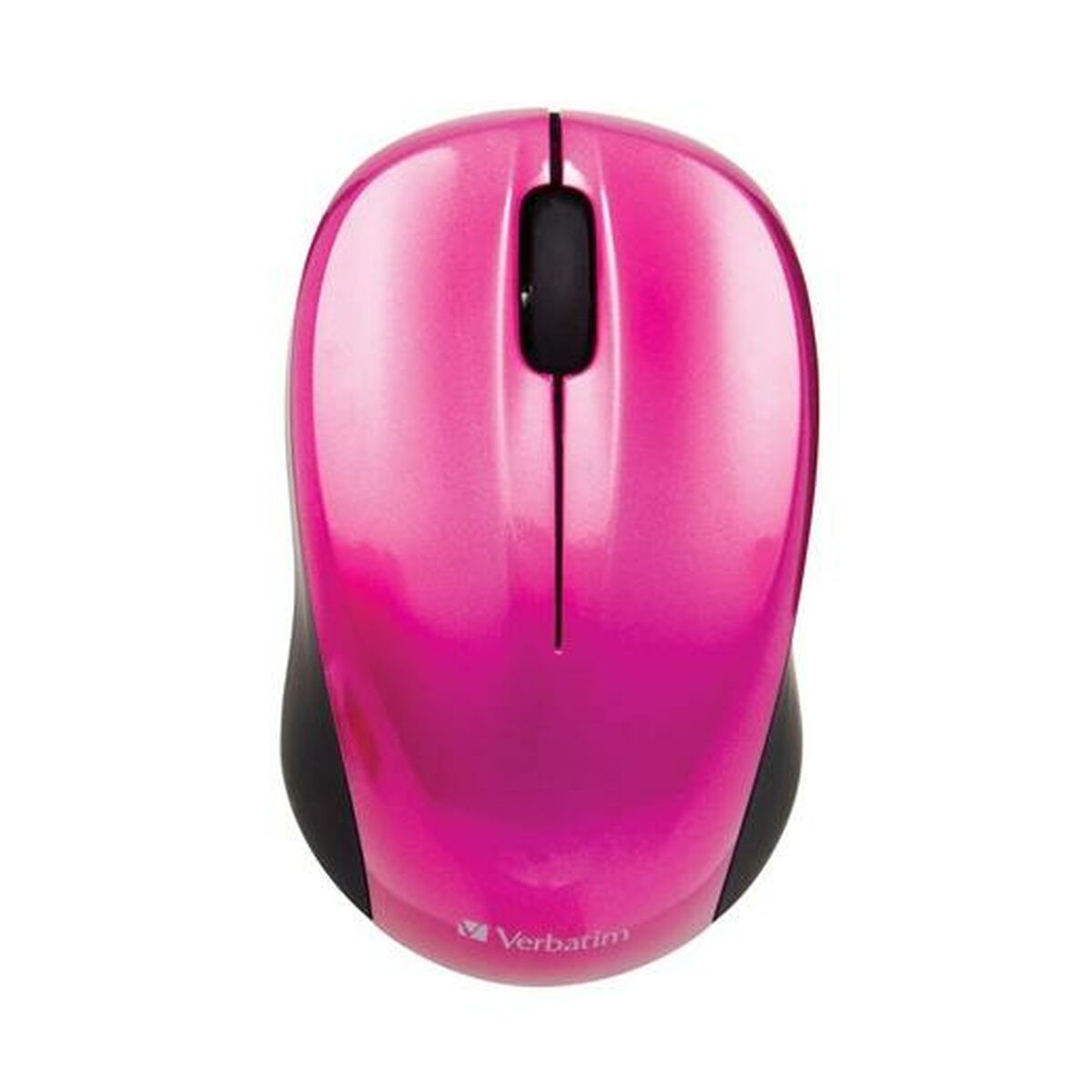 Afbeeldingen van Wireless Mouse Verbatim GO NANO Black Fuchsia 1600 dpi (4 Units)