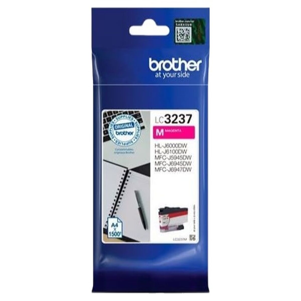 Afbeeldingen van Original Ink Cartridge Brother HLJ6000 / MFCJ5945 6945 Magenta (5 Units)
