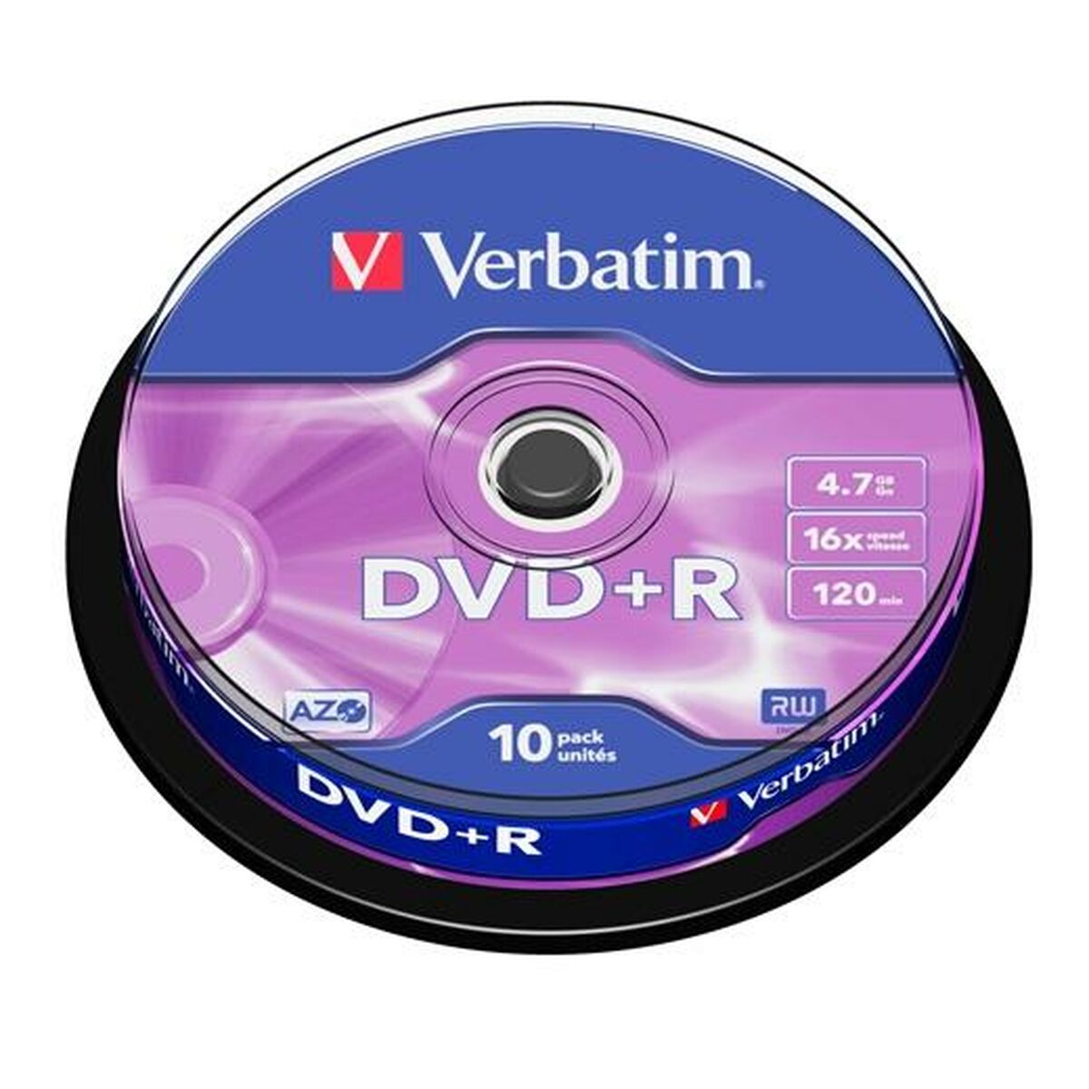 Afbeeldingen van DVD+R Verbatim 4,7 GB 16x 10 Pieces (20 Units)