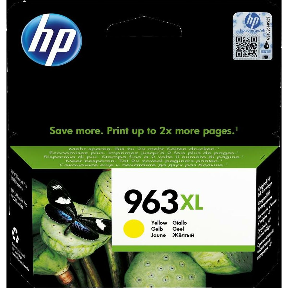 Image secondaire de Cartouche d'encre originale HP 963XL Jaune (50 Unités)