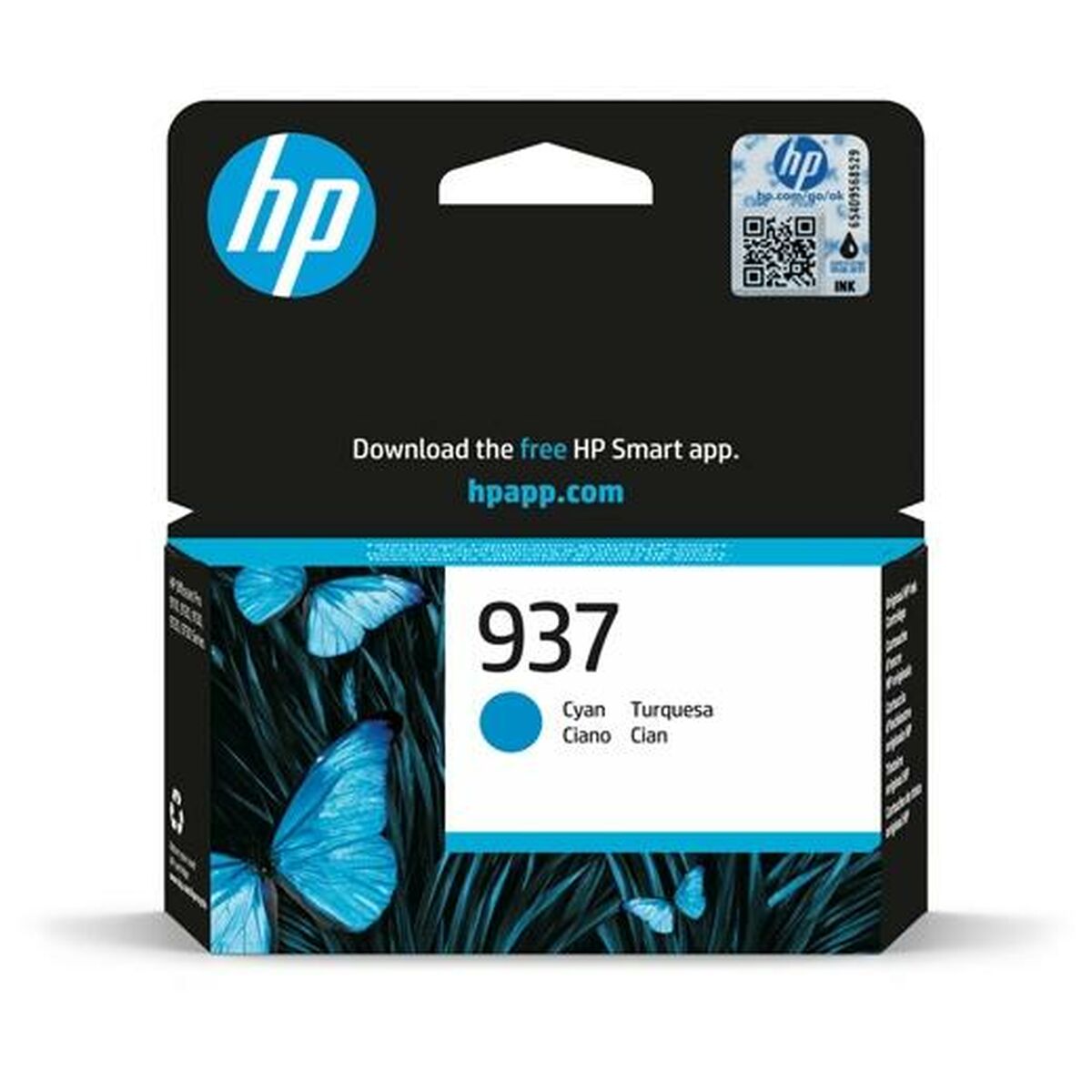 Image secondaire de Cartouche d'encre originale HP 937 Cyan (50 Unités)