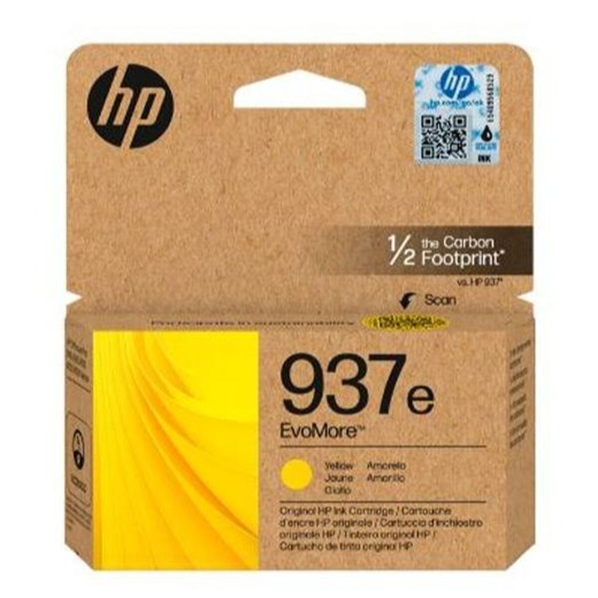 Afbeeldingen van Original Ink Cartridge HP Nº 937E Yellow (50 Units)