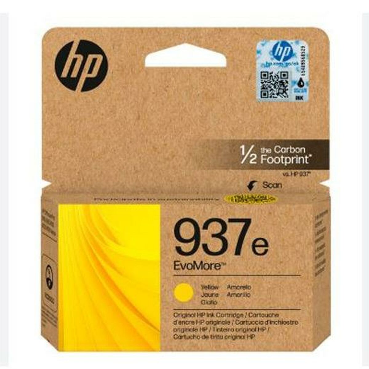 Afbeeldingen van Original Ink Cartridge HP Nº 937E Yellow (50 Units)