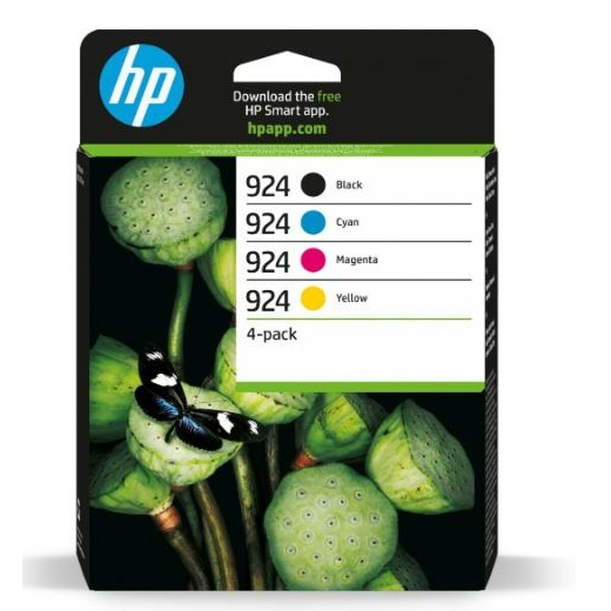 Afbeeldingen van Original Ink Cartridge HP Nº 924 Yellow (24 Units)