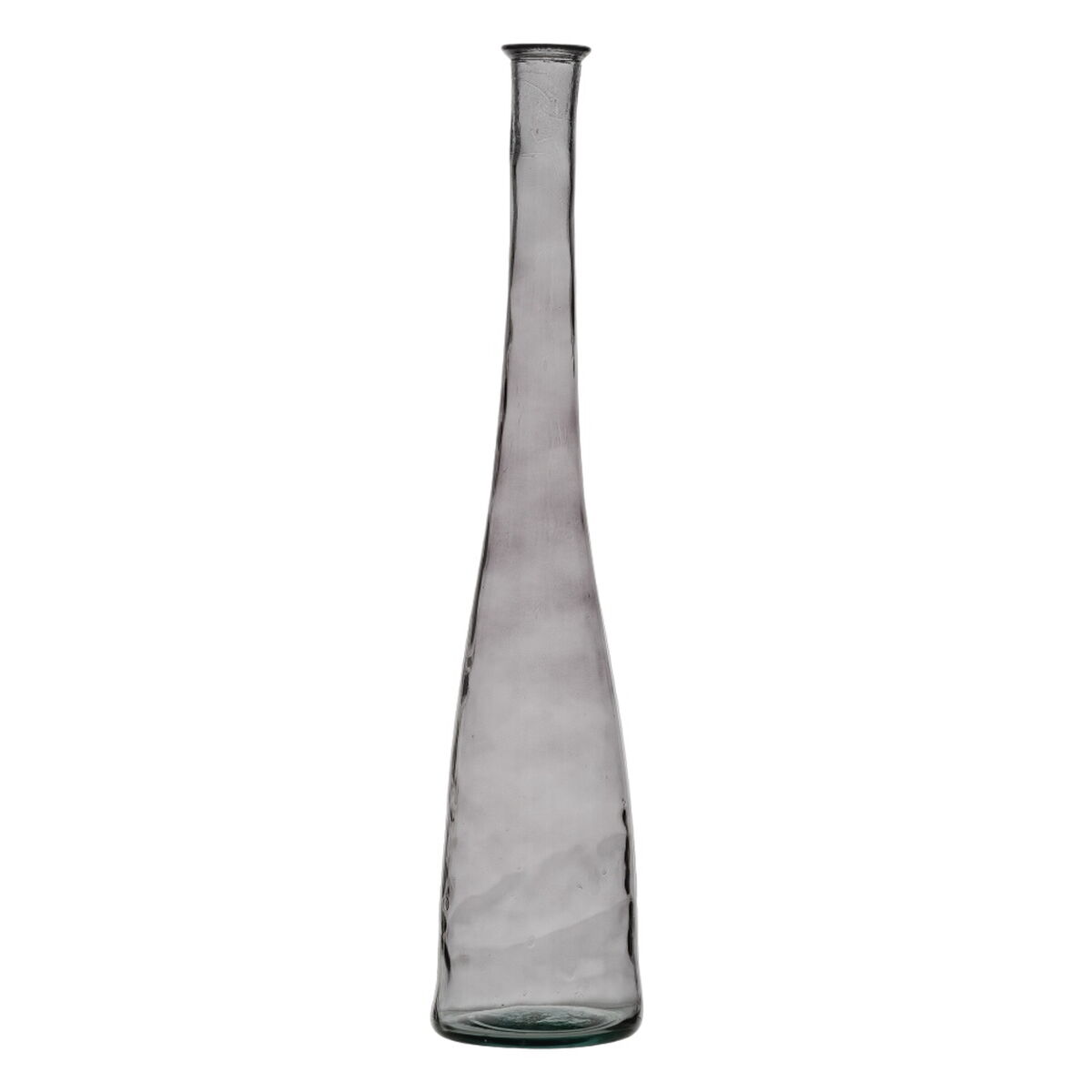 Vase Grå genbrugsglas 18 x 18 x 100 cm