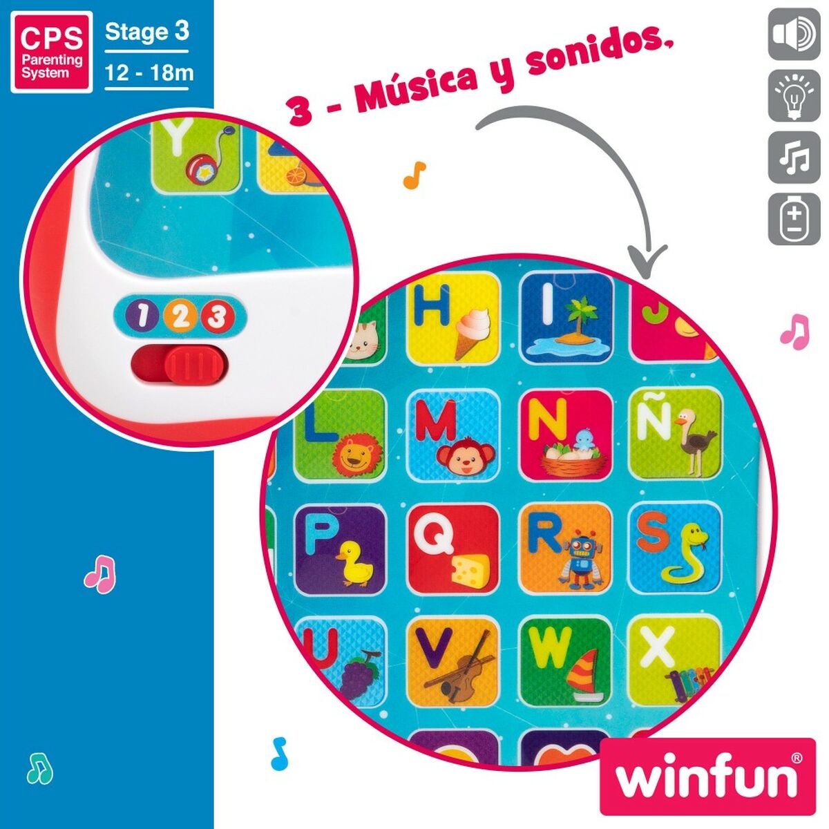 Afbeeldingen van Educational Tablet Winfun Red (6 Units)