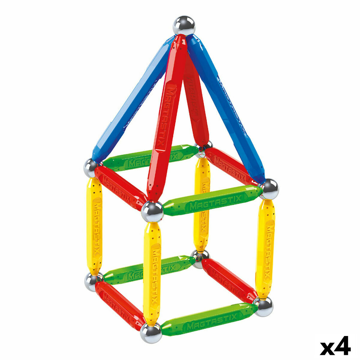 Set de construction Cra-Z-Art Magtastix Standard 40 Pièces (4 Unités)