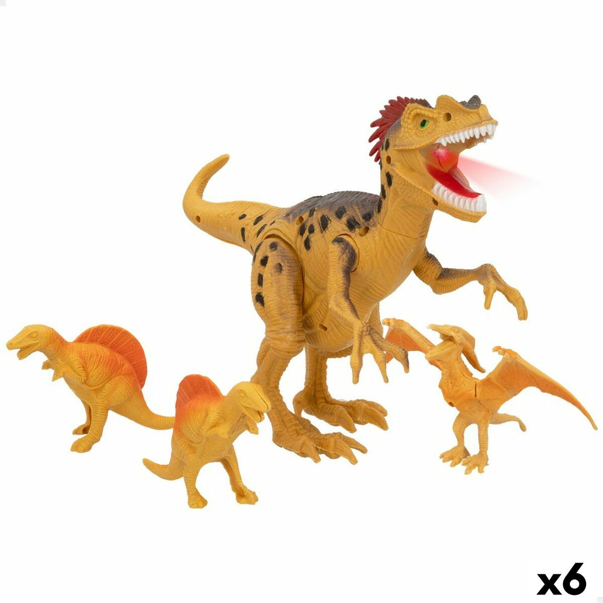Ensemble de Figurines Colorbaby 4 Pièces Dinosaures 23 x 16,5 x 8 cm (6 Unités)