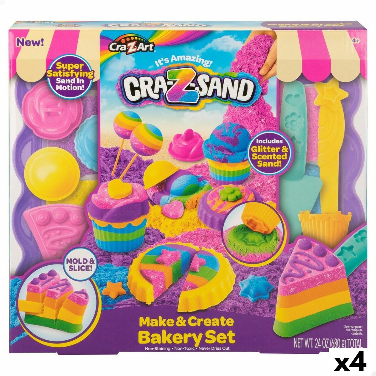 Ensemble pour activités manuelles Cra-Z-Art 	Cra-Z-Sand Bakery Plastique Arena