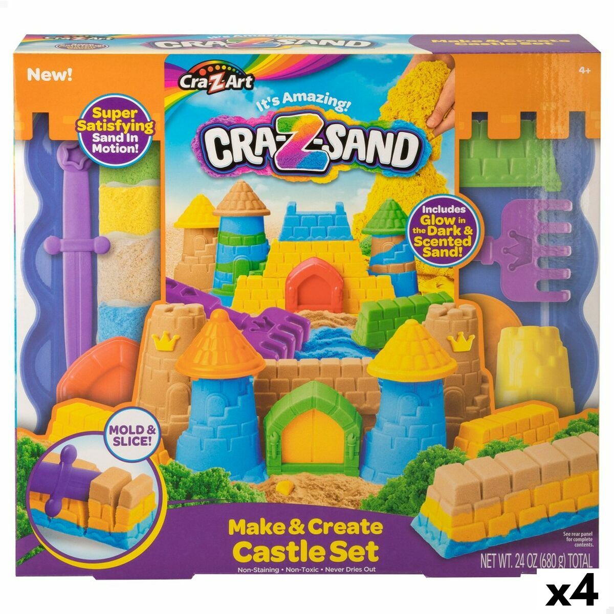 Ensemble pour activités manuelles Cra-Z-Art Cra-Z-Sand Castle Plastique Arena