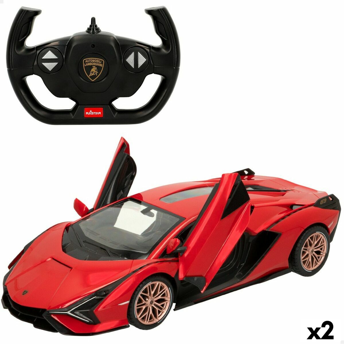 Fjernstyret Bil Lamborghini Sian 1:14 (2 Enheder)