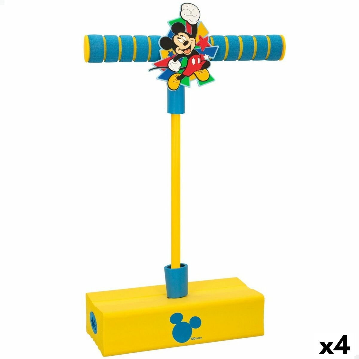 Pogobouncer Mickey Mouse 3D Gul Børns (4 enheder)