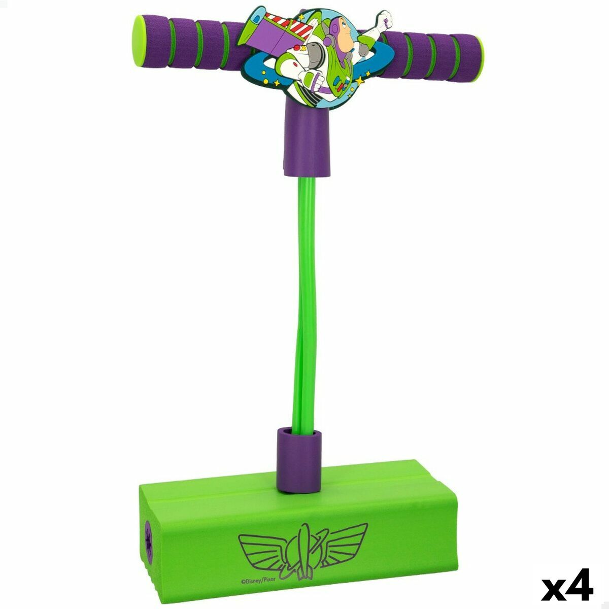 Bâton sauteur Toy Story Vert Enfant 3D (4 Unités)