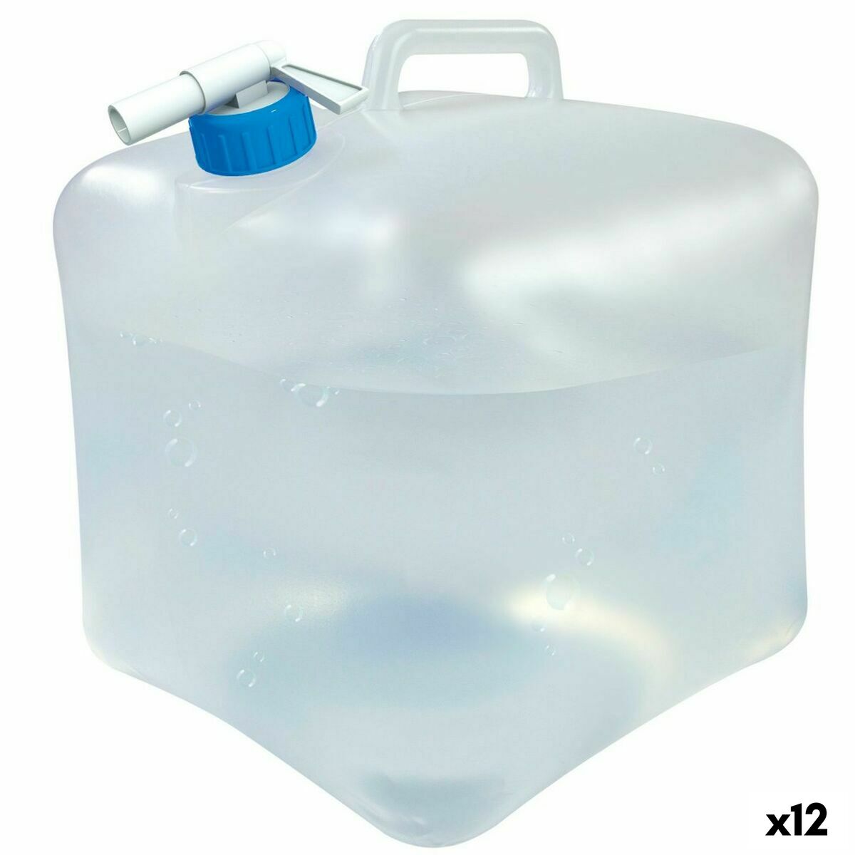 Bouteille d'eau Aktive 22 x 26 x 22 cm Polyéthylène 10 L (12 Unités)
