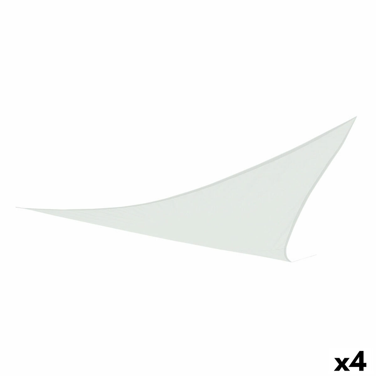 Auvent Aktive Triangulaire 500 x 0,5 x 500 cm Polyester (4 Unités)