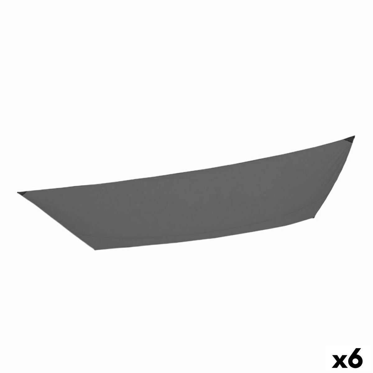 Ορθογώνια Τέντα Ιστίου Σκιάς Aktive Γκρι 200 x 0,5 x 300 cm Ορθογώνιο (x6)