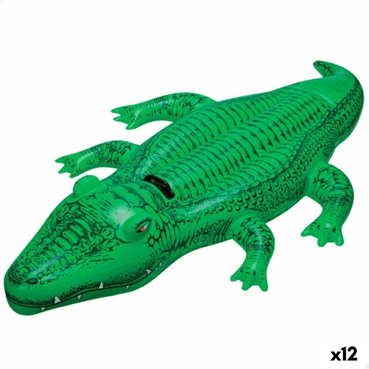 Personnage pour piscine gonflable Intex Crocodile 168 x 86 cm (12 Unités)