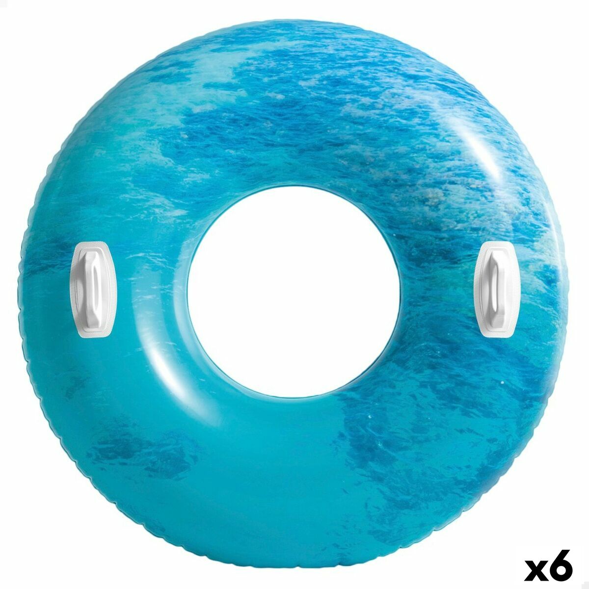 Bouée Gonflable Donut Intex Waves of nature Ø 91 cm (6 Unités)