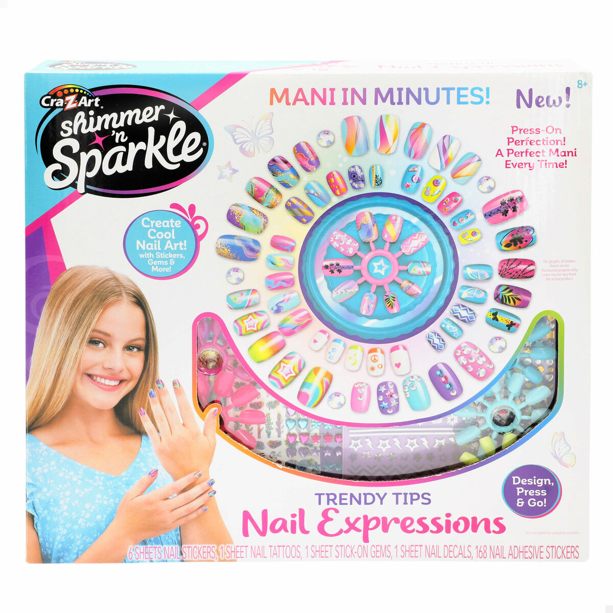Image secondaire de Kit de Design d'Ongles Cra-Z-Art (4 Unités)