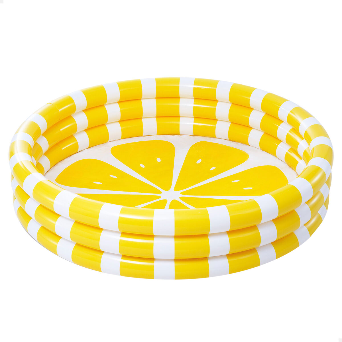 Image secondaire de Pataugeoire gonflable pour enfants Intex Citron 147 x 33 x 147 cm Jaune (6 Unités)