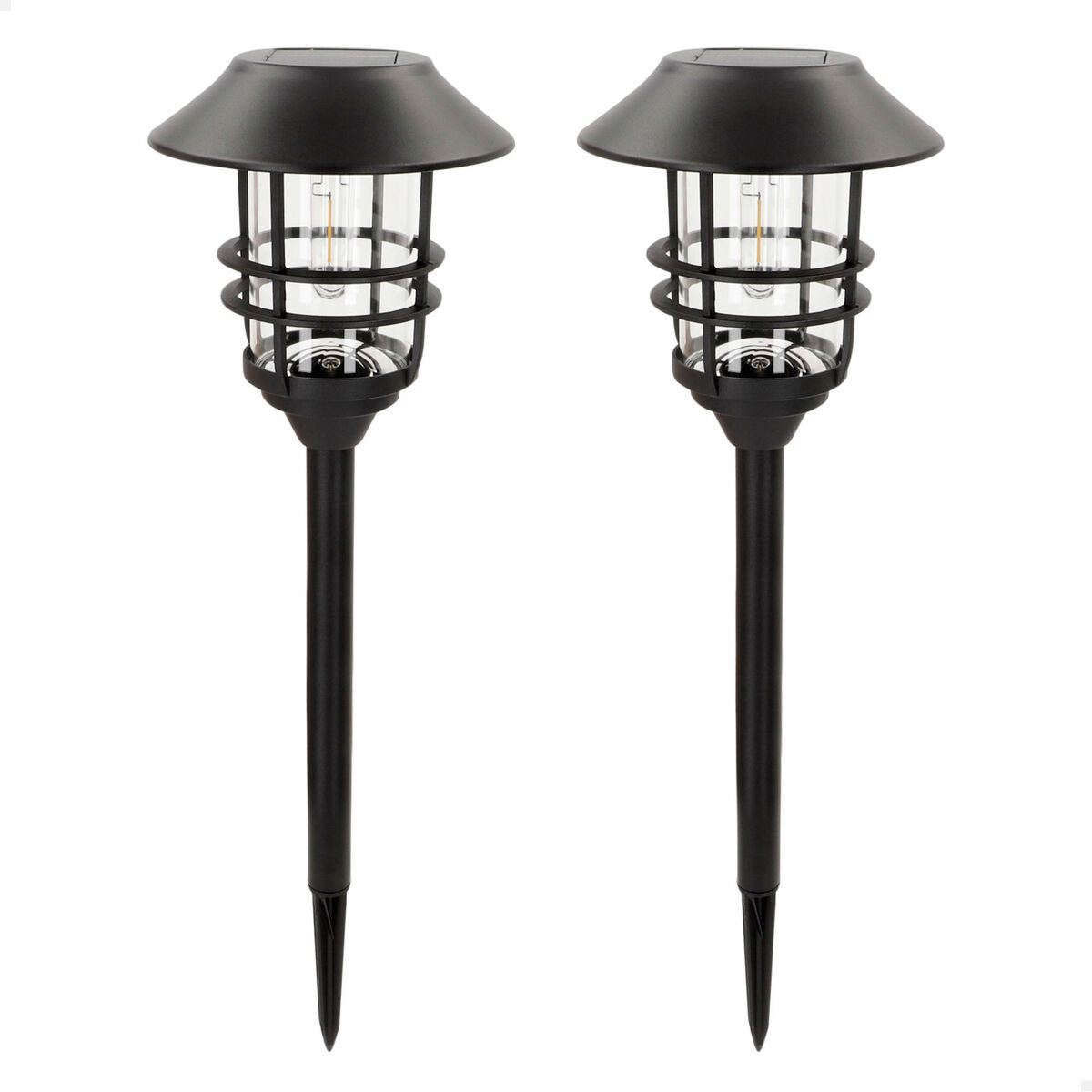Image secondaire de Lampe solaire Aktive 17 x 58 x 17 cm (2 Unités)