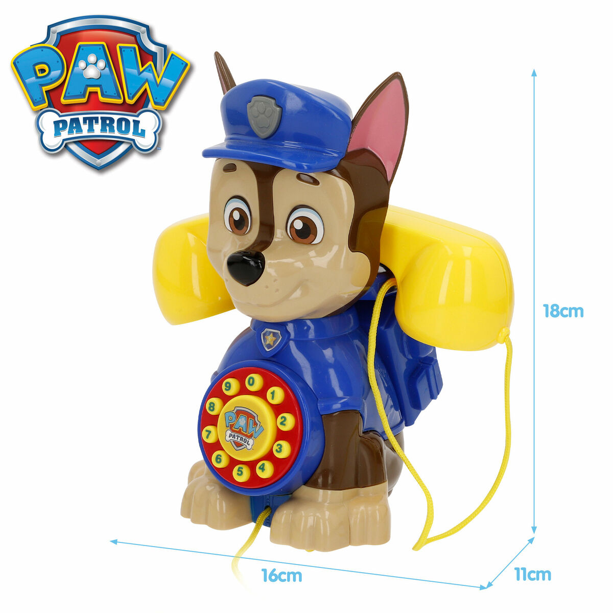 Kép Toy telephone The Paw Patrol 16 X 18 X 11 CM (4 Units)