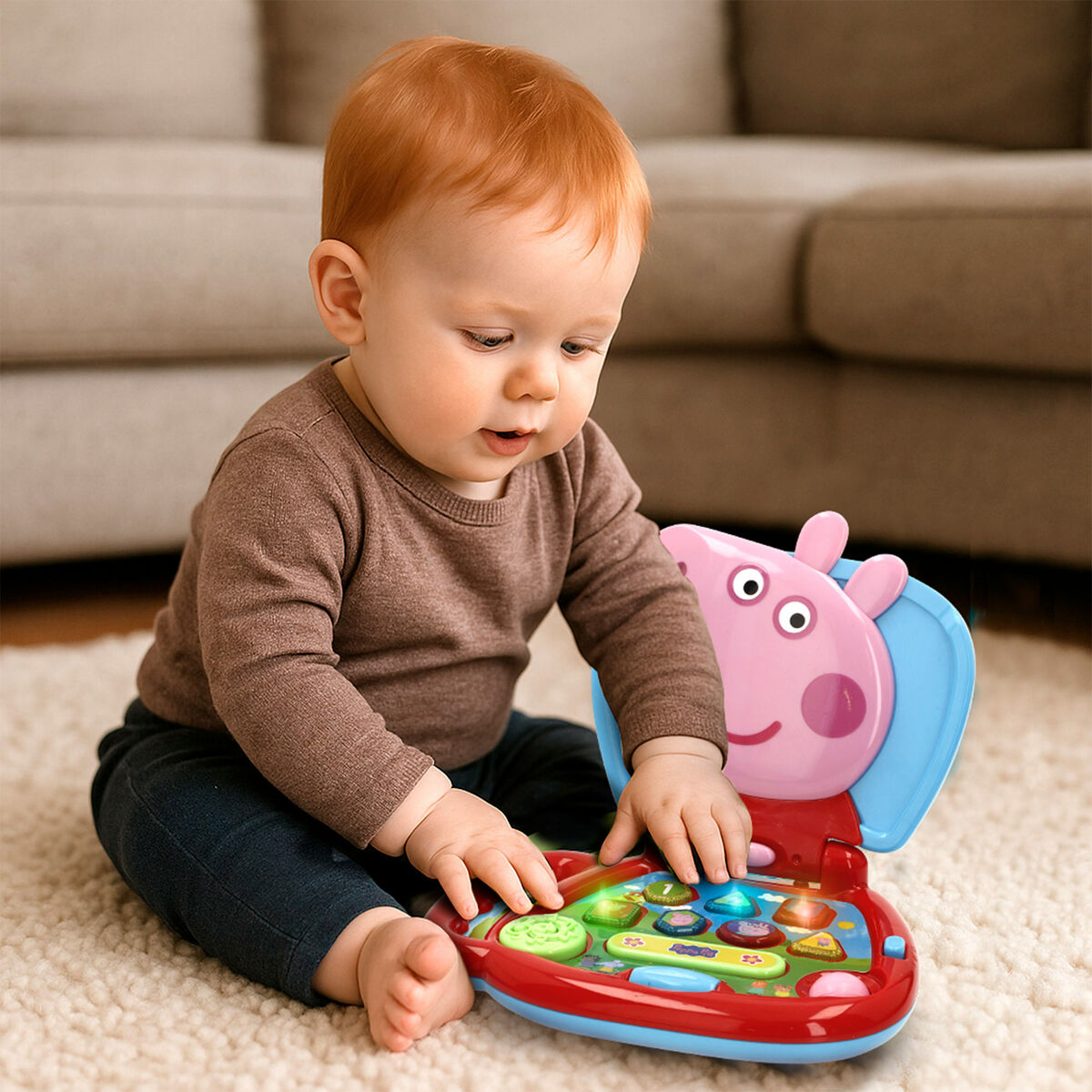 Afbeeldingen van Toy computer Peppa Pig English 20 x 17 x 14 cm Multicolour (4 Units)