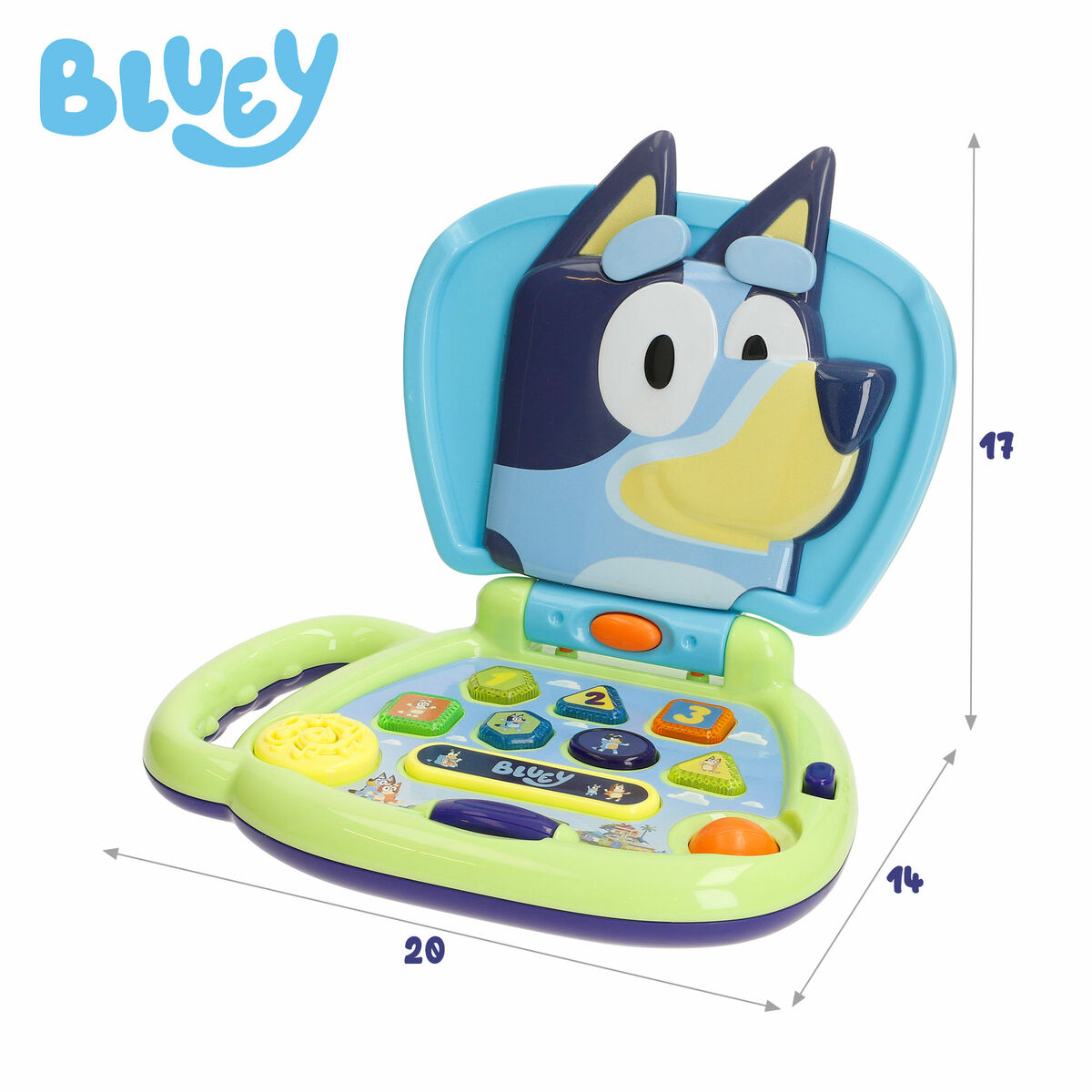 Afbeeldingen van Toy computer Bluey English 20 x 17 x 14 cm (4 Units)