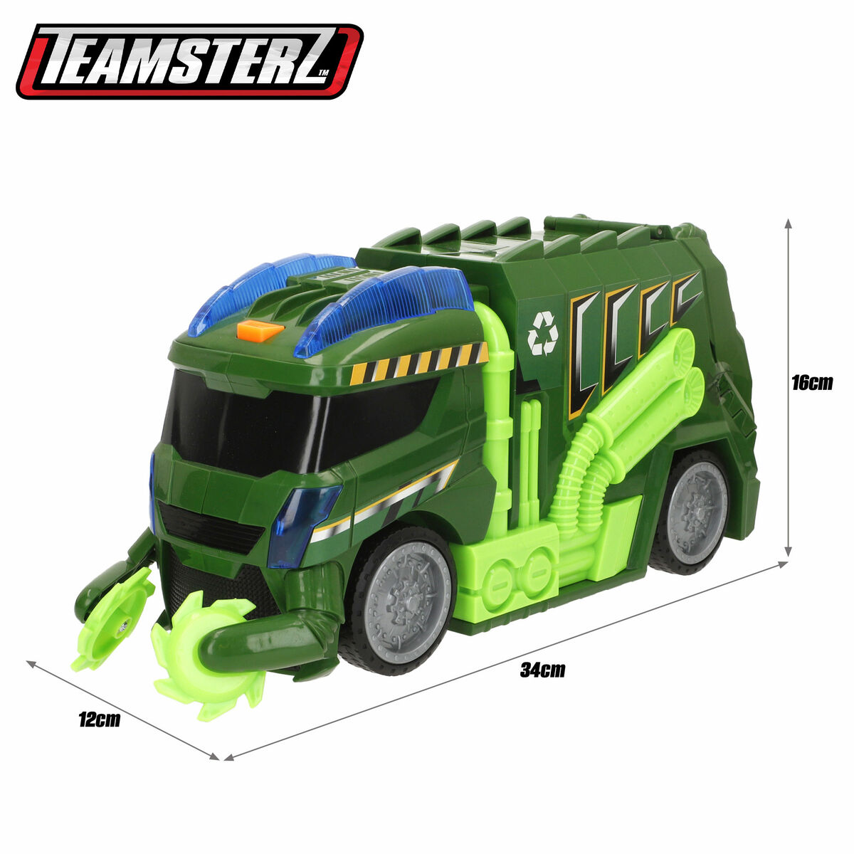 Śmieciarka Teamsterz (4 Sztuk)