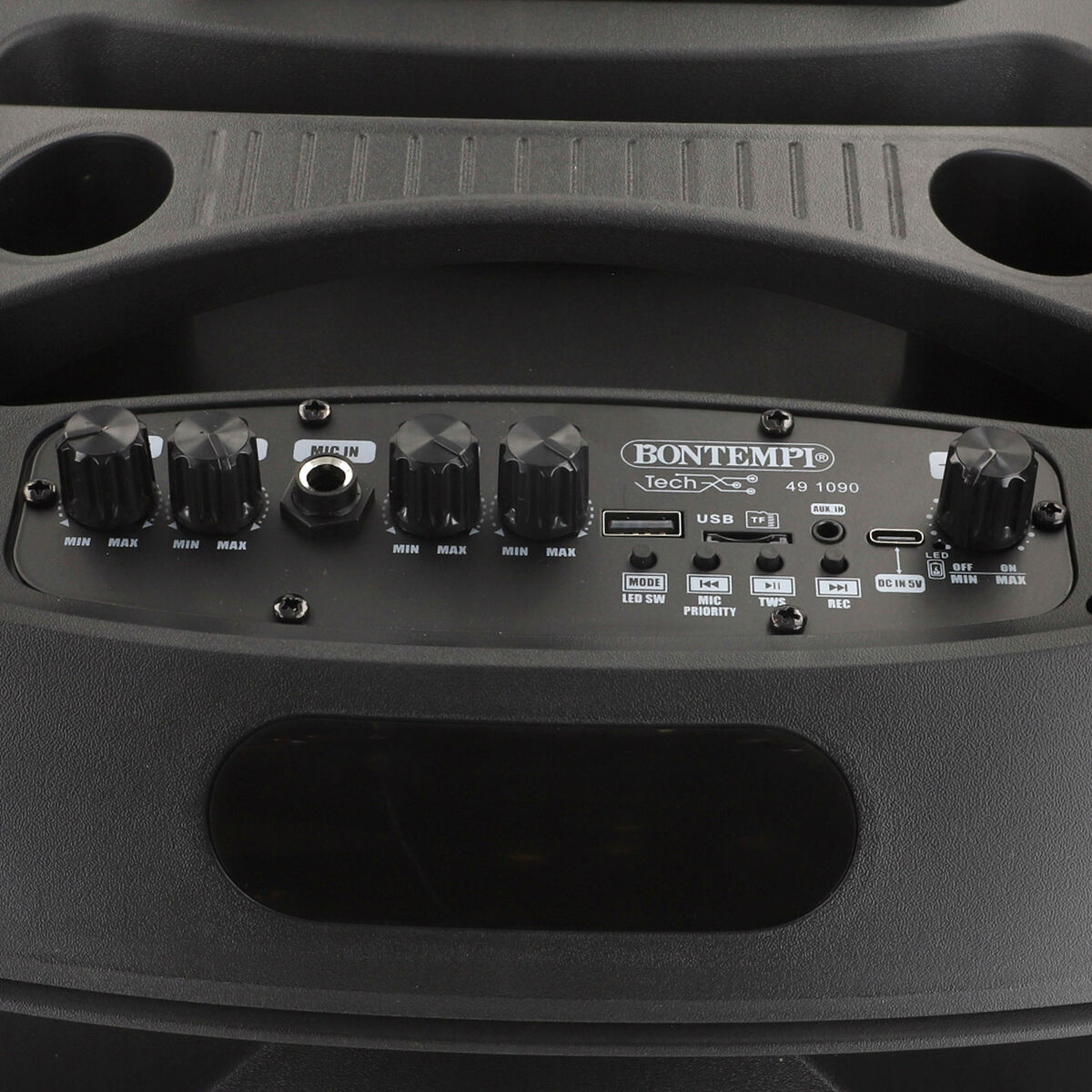 Głośnik z Mikrofonem Karaoke Bontempi Plastikowy 34 x 50 x 29 cm (2 Sztuk)