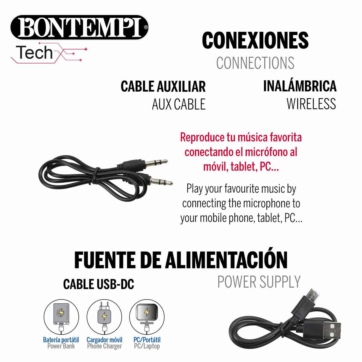 Mikrofonem Karaoke Bontempi