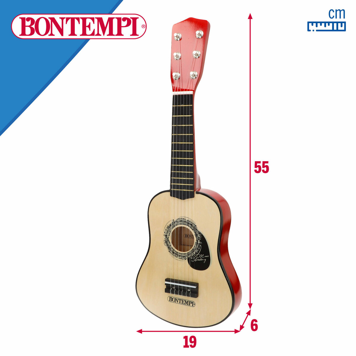 Gitara Dziecięca Bontempi 19 x 55 x 6 cm (2 Sztuk)