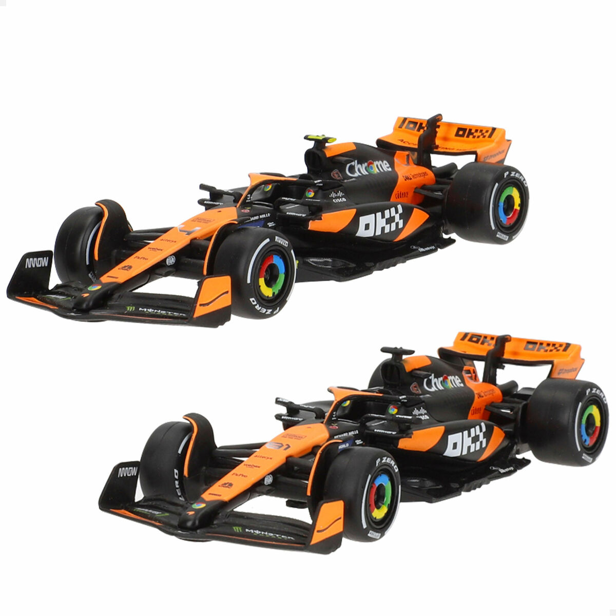 Samochód zabawkowy McLaren F1 2024 MCL38 (6 Sztuk)